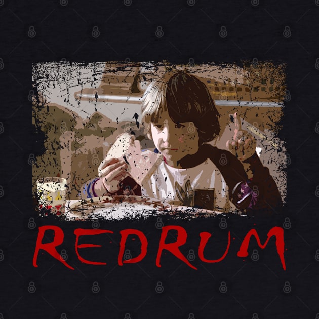 Redrum Legacy Celebrate the Psychological Thrills and Iconic Twists of Shining's Chilling Story on a Tee by Irwin Bradtke